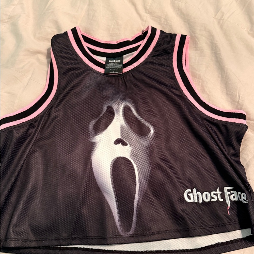 Ghost Face Sleeveless Top